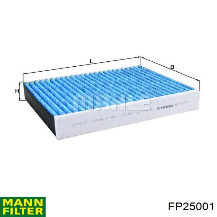 Filtro de salão Mann-Filter FP25001 preço, a partir de 22,19 USD