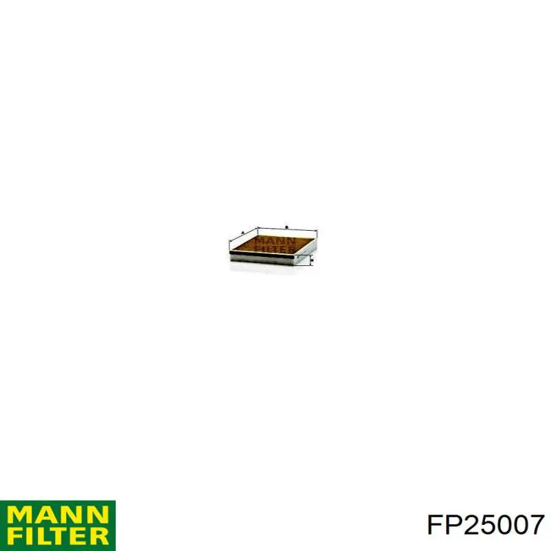 Filtro de salão Mann-Filter FP25007 preço, a partir de 22,08 USD