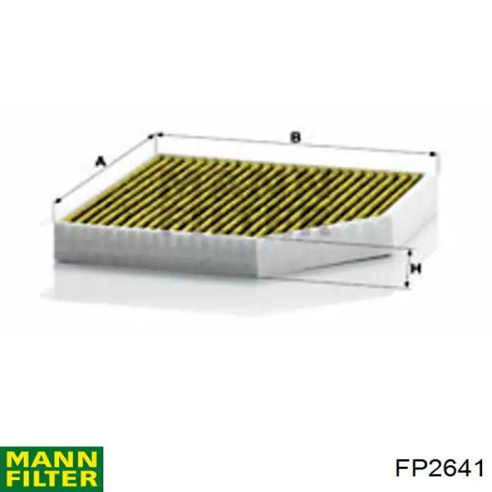 Compre FP2641 Mann-Filter Filtro de salão