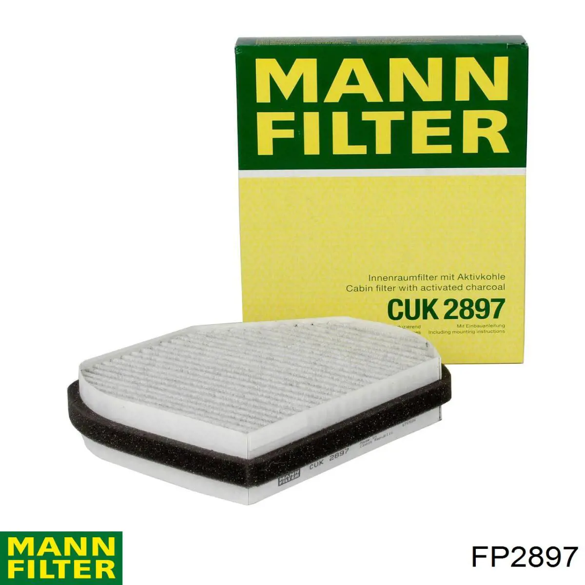 Filtro de salão Mann-Filter FP2897 preço, a partir de 22,09 USD