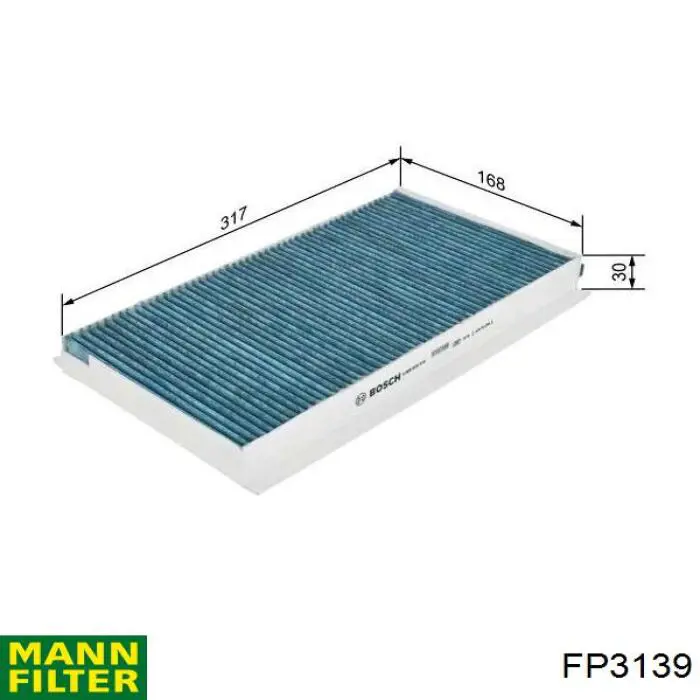 Filtro de salão Mann-Filter FP3139 preço, a partir de 33,53 USD