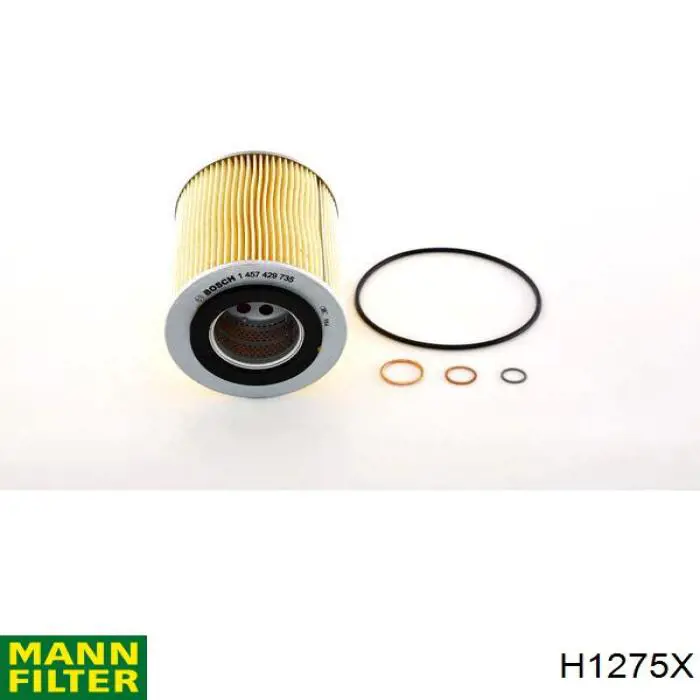H1275X Mann-Filter Filtro de óleo