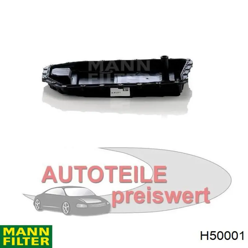 Compre H50001 Mann-Filter Cárter da Caixa Automática de Mudança