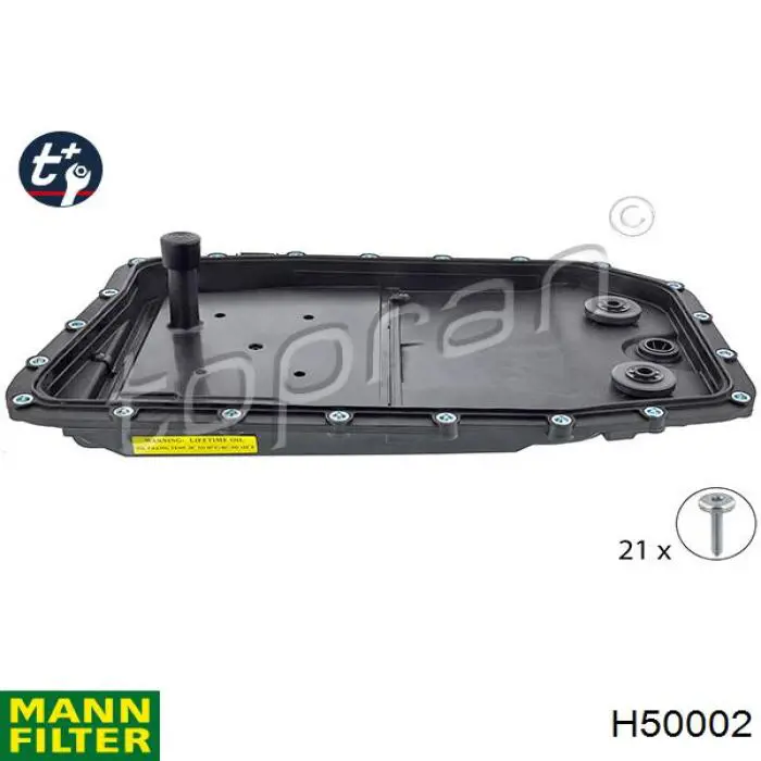 Cárter da Caixa Automática de Mudança Mann-Filter H50002 preço, a partir de 91,63 USD