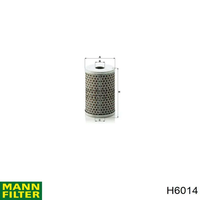 Filtro da direção hidrâulica assistida Mann-Filter H6014 preço, a partir de 3,78 USD