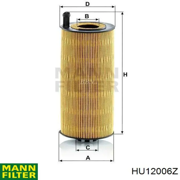 Filtro de óleo Mann-Filter HU12006Z preço, a partir de 26,24 USD