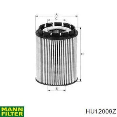 HU12009Z Mann-Filter Filtro de óleo