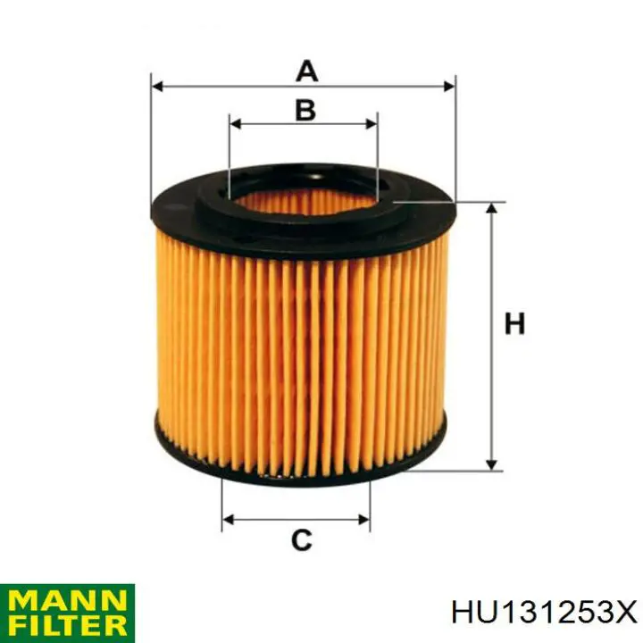Compre HU131253X Mann-Filter Filtro de óleo