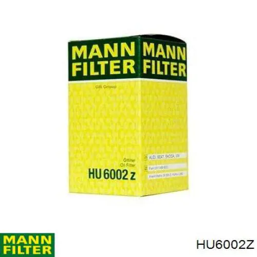 HU6002Z Mann-Filter Filtro de óleo