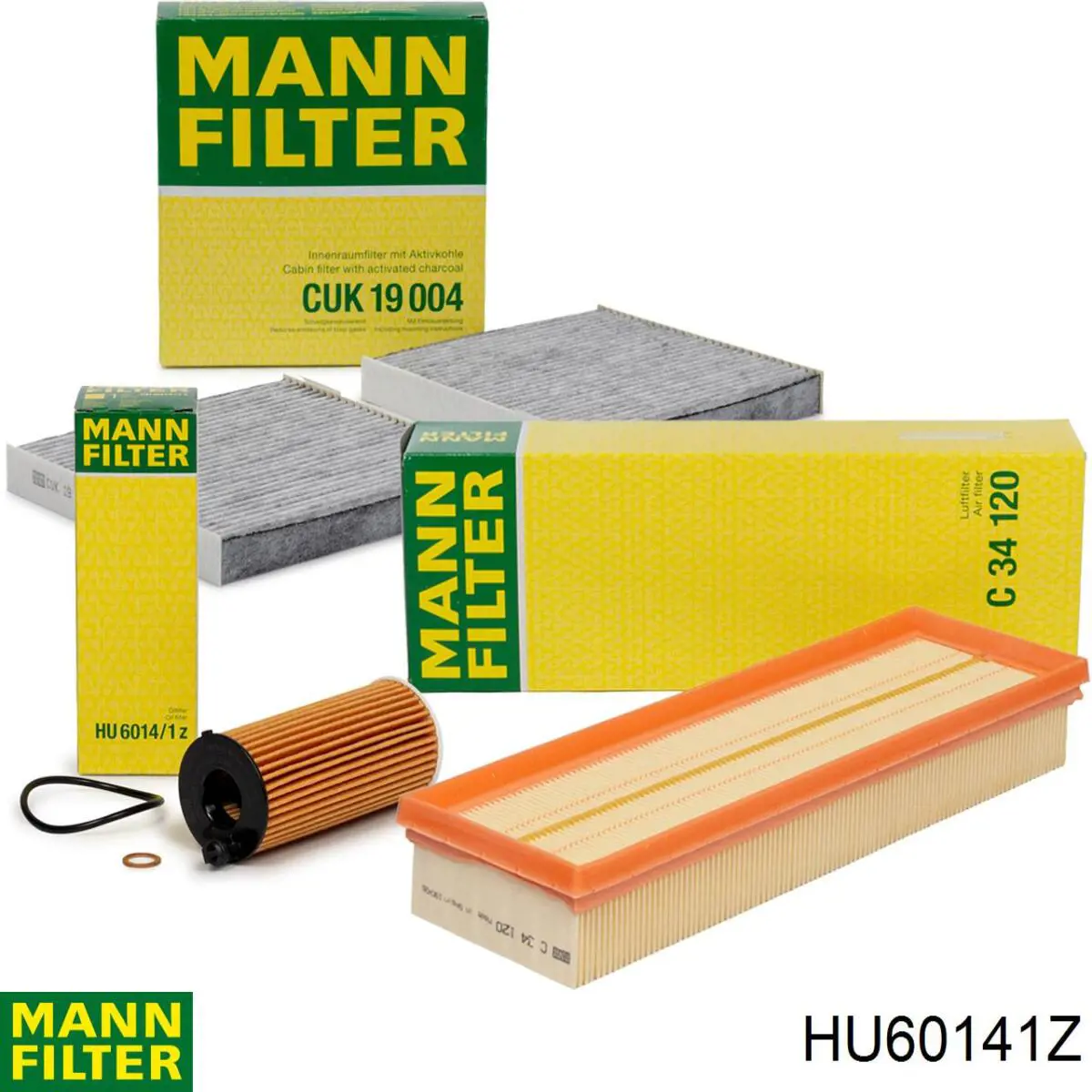 Filtro de óleo HU60141Z Mann-Filter