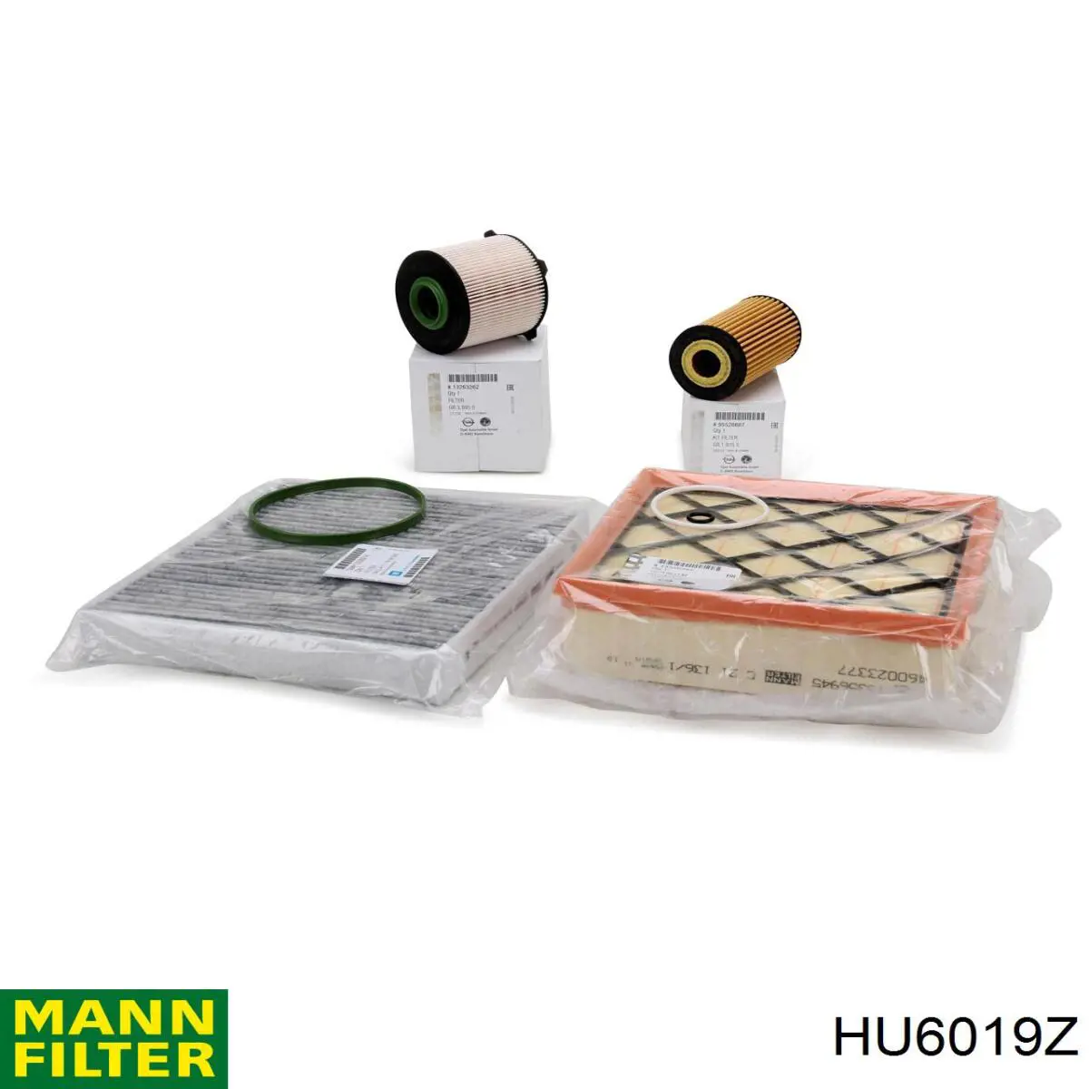 HU6019Z Mann-Filter Filtro de óleo