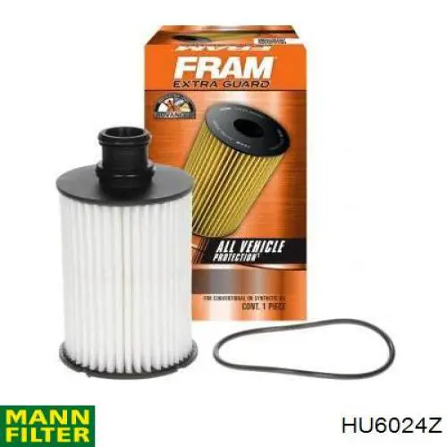 Filtro de óleo Mann-Filter HU6024Z