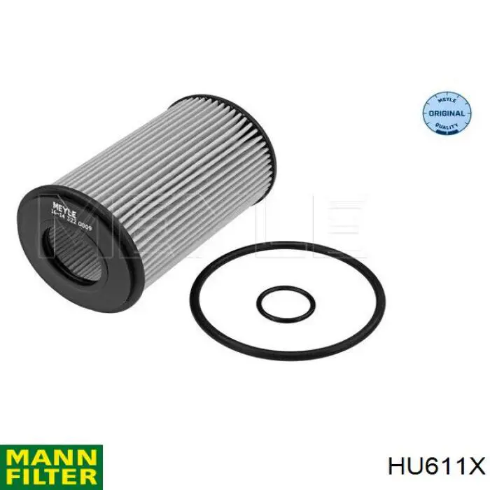 Filtro de óleo Mann-Filter HU611X