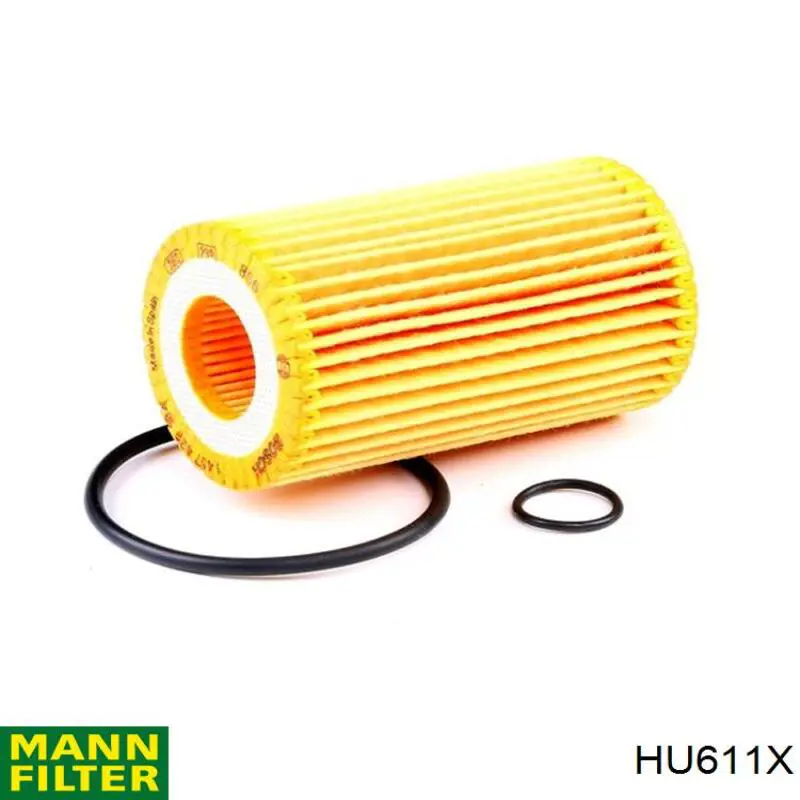 Filtro de óleo HU611X Mann-Filter