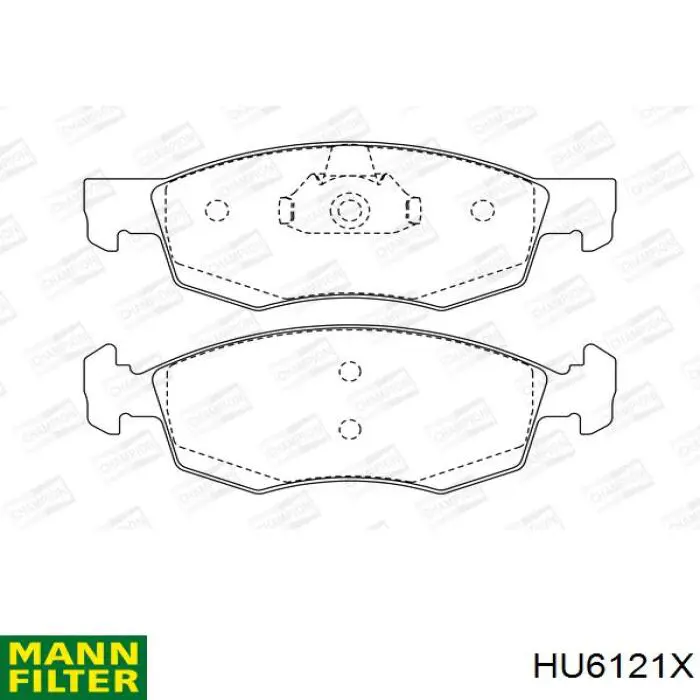Filtro de óleo Mann-Filter HU6121X preço, a partir de 6,11 USD