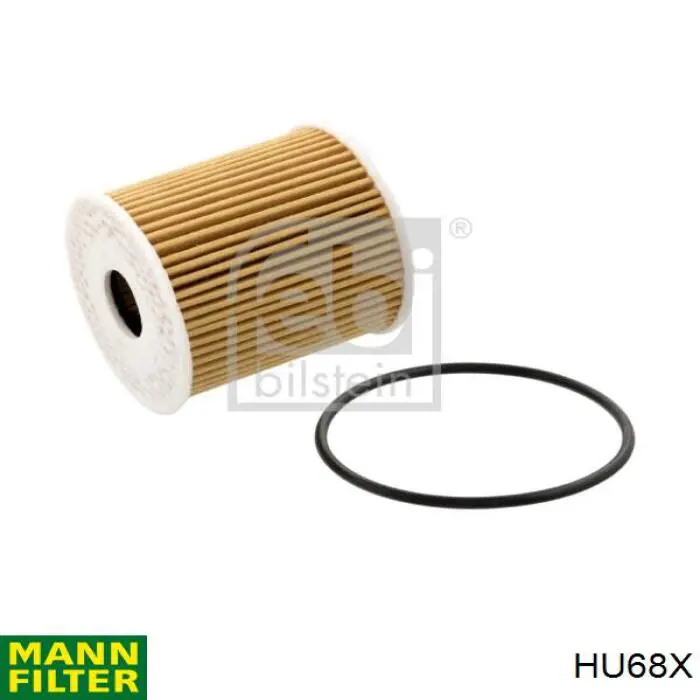 Filtro de óleo HU68X Mann-Filter
