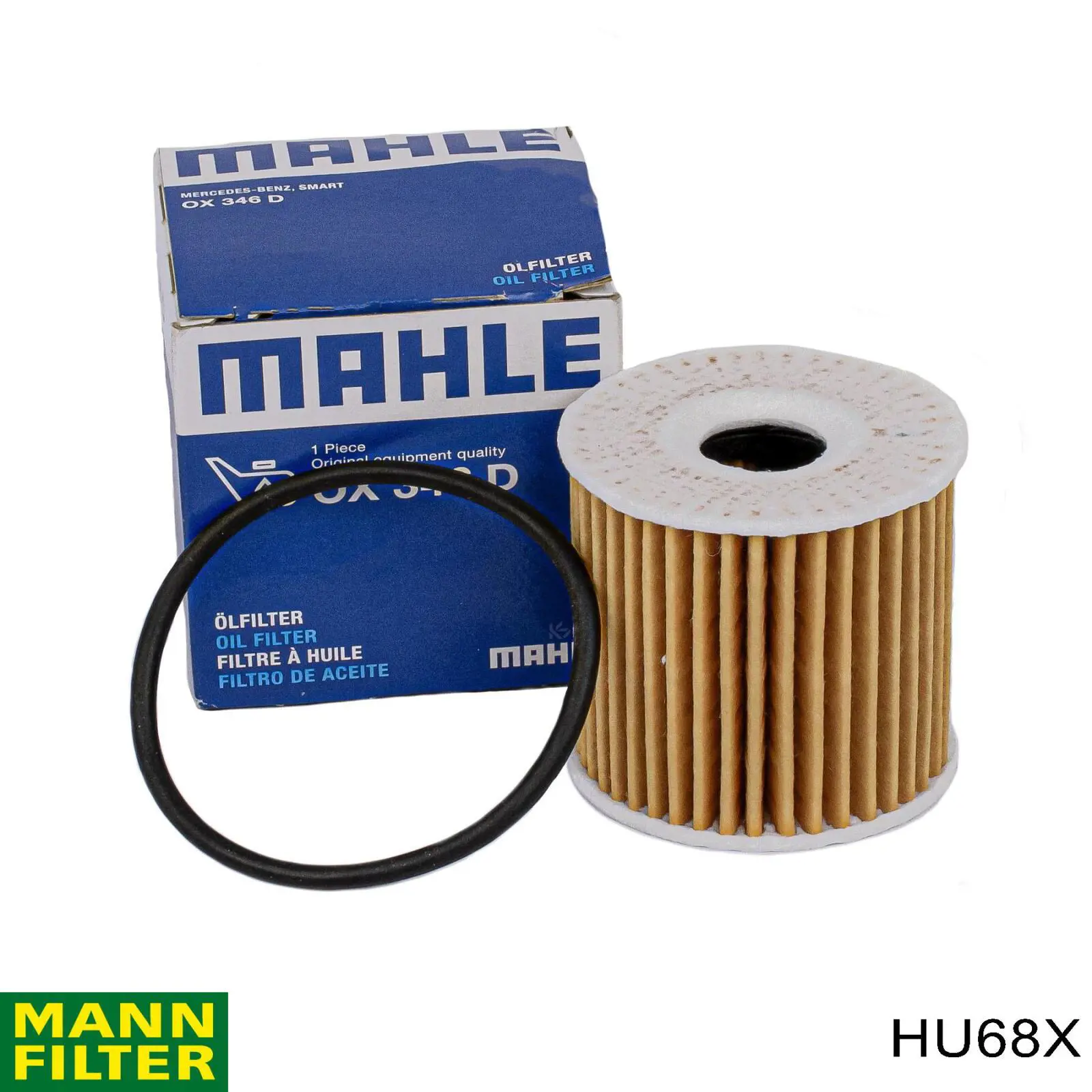 Filtro de óleo Mann-Filter HU68X