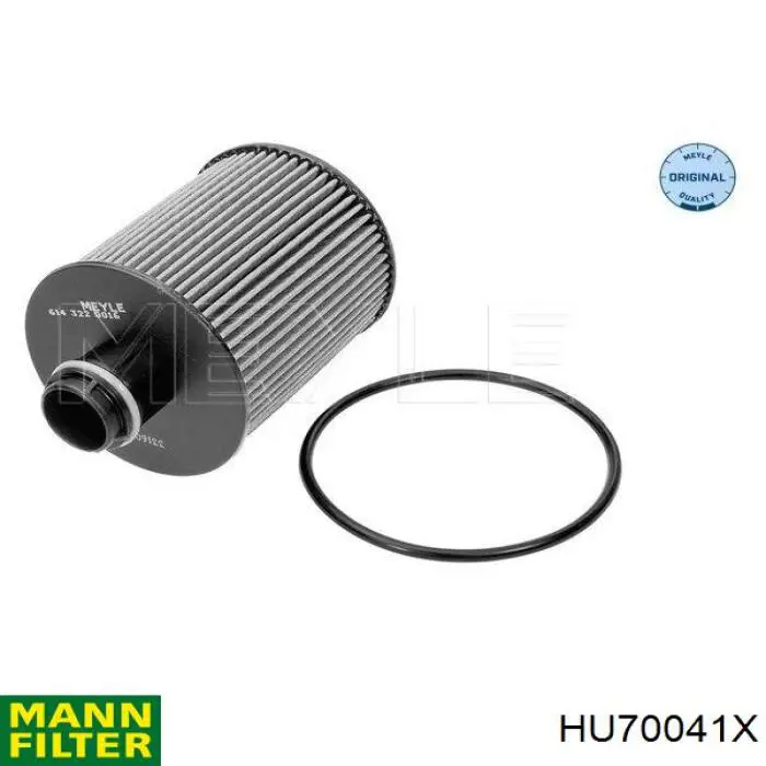 HU70041X Mann-Filter Filtro de óleo