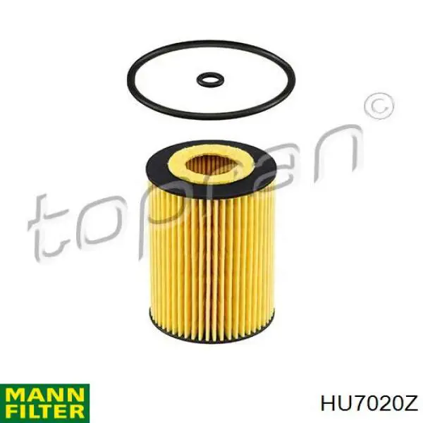 Filtro de óleo HU7020Z Mann-Filter
