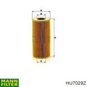 Filtro de óleo HU7029Z Mann-Filter