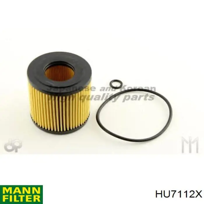 HU7112X Mann-Filter Filtro de óleo
