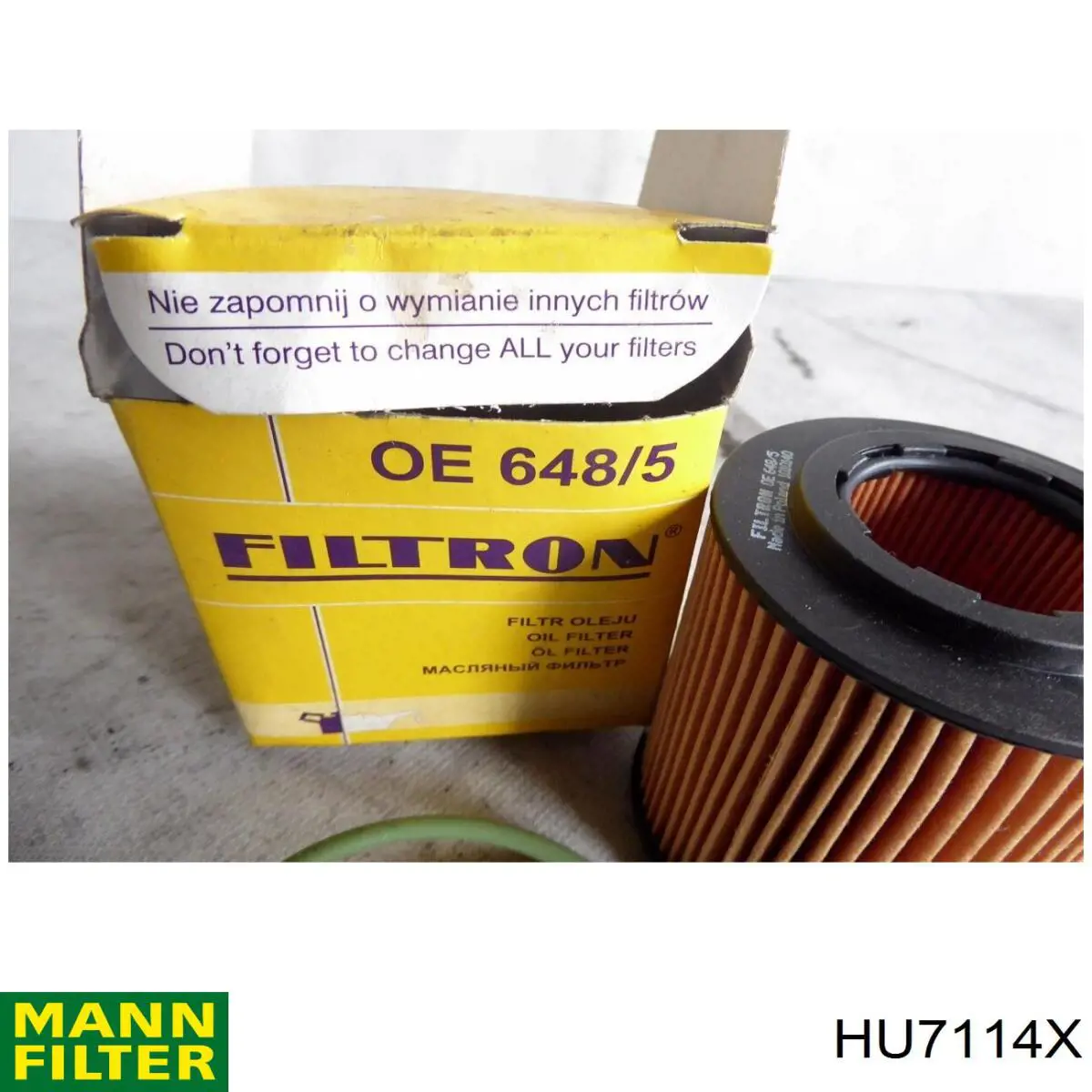 Filtro de óleo HU7114X Mann-Filter