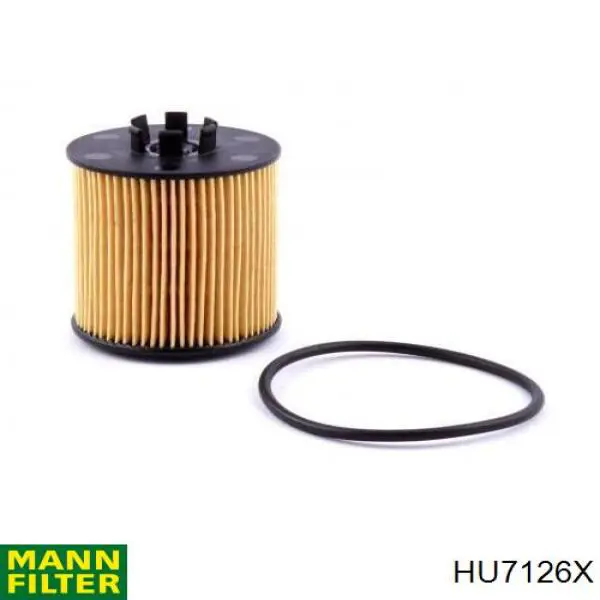 Filtro de óleo HU7126X Mann-Filter