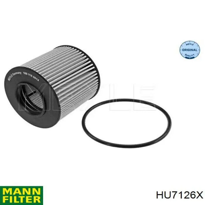 HU7126X Mann-Filter Filtro de óleo