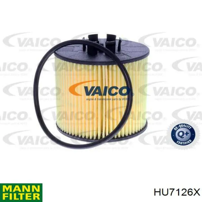 HU7126X Mann-Filter Filtro de óleo