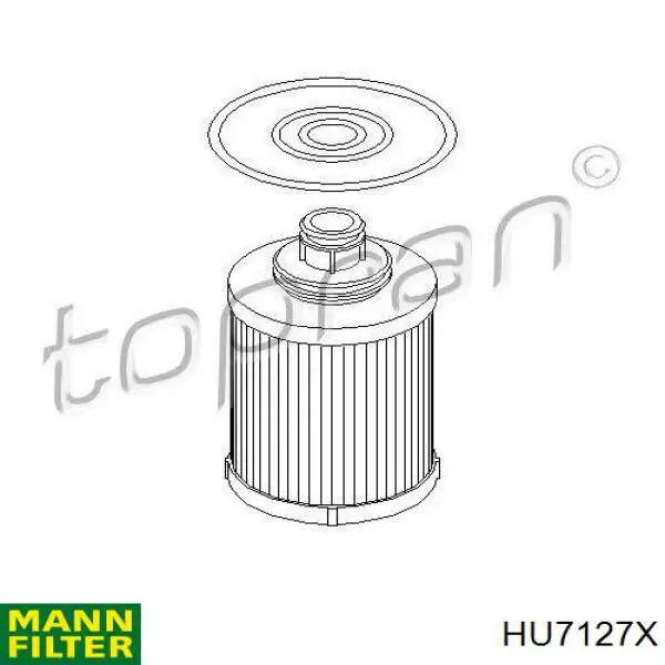 Compre HU7127X Mann-Filter Filtro de óleo