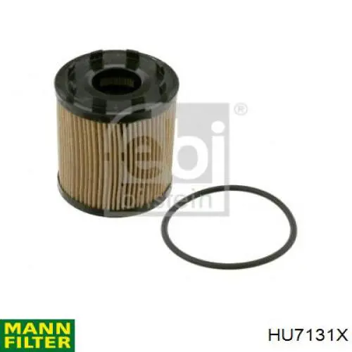 Filtro de óleo HU7131X Mann-Filter