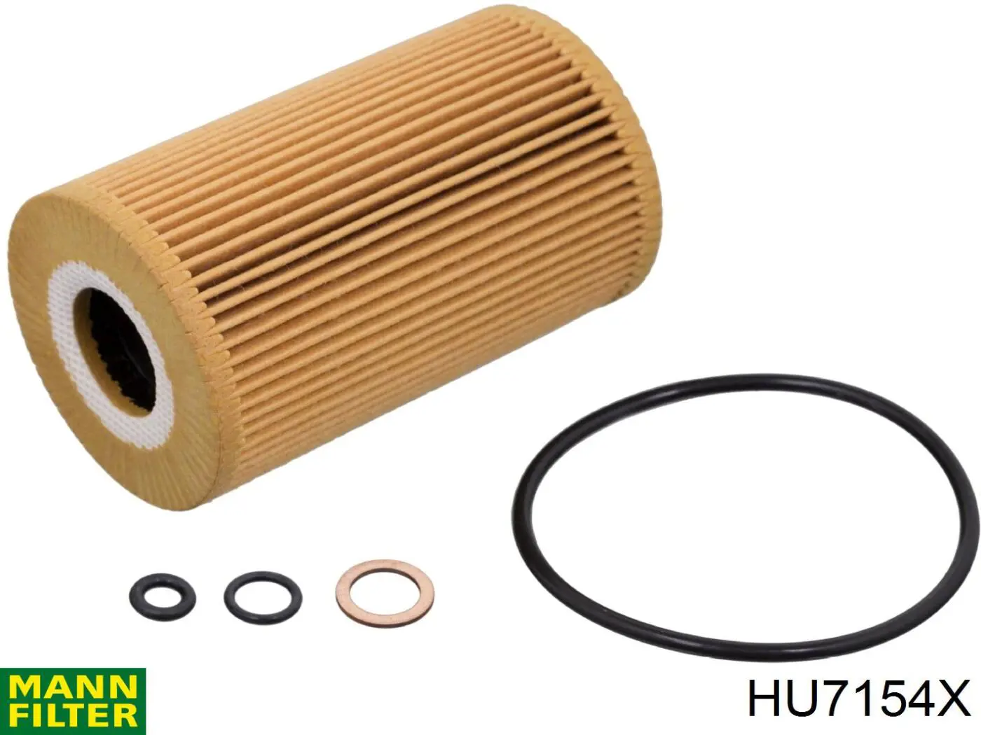 HU7154X Mann-Filter Filtro de óleo
