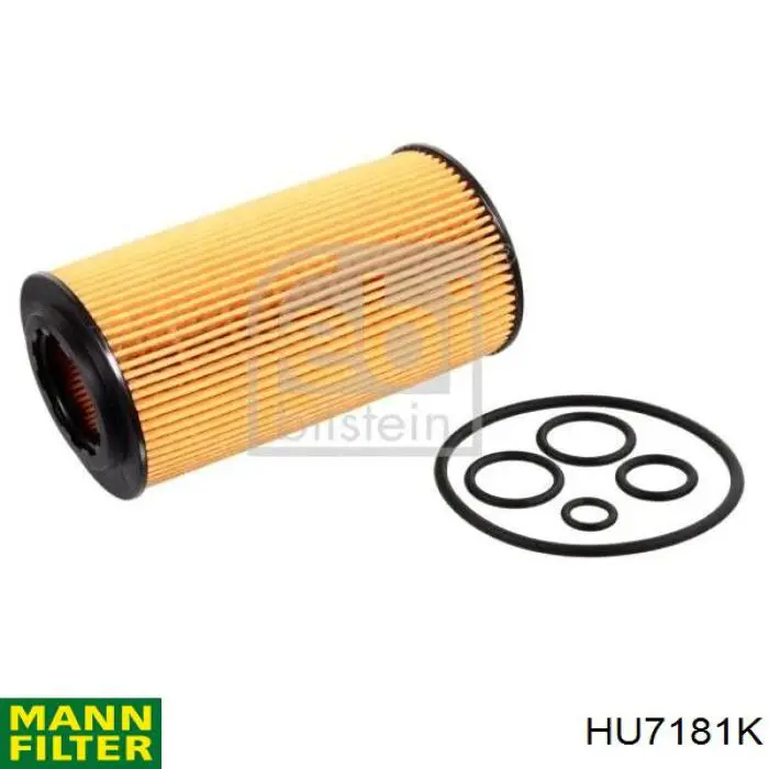 Filtro de óleo HU7181K Mann-Filter