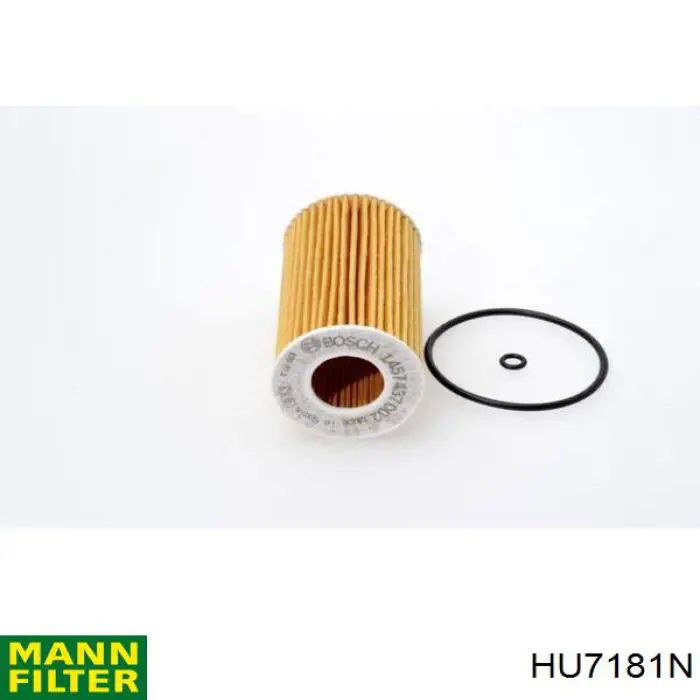 HU7181N Mann-Filter Filtro de óleo