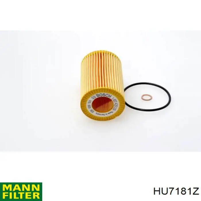 Filtro de óleo HU7181Z Mann-Filter