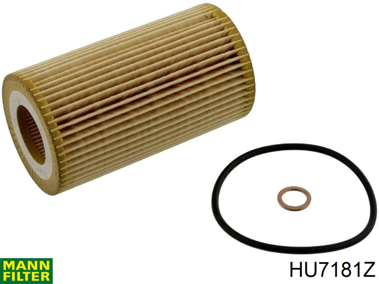 HU7181Z Mann-Filter Filtro de óleo