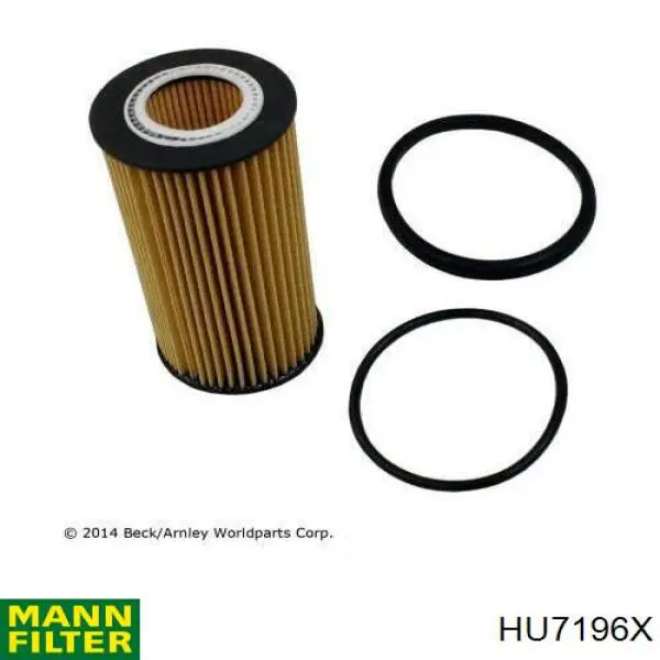 Filtro de óleo HU7196X Mann-Filter