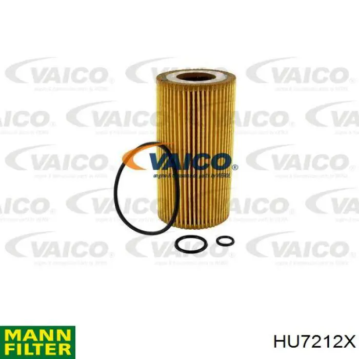 Filtro de óleo HU7212X Mann-Filter