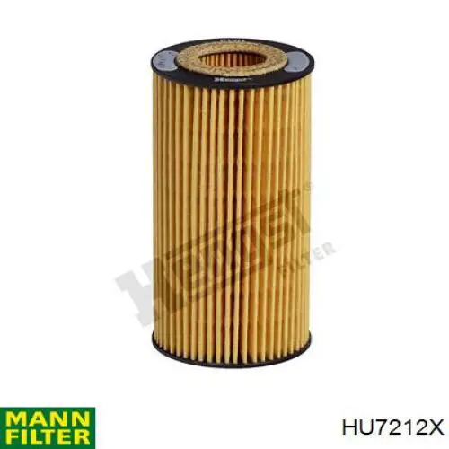 HU7212X Mann-Filter Filtro de óleo