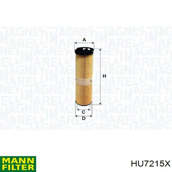 Compre HU7215X Mann-Filter Filtro de óleo