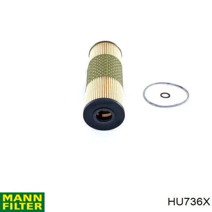 HU736X Mann-Filter Filtro de óleo