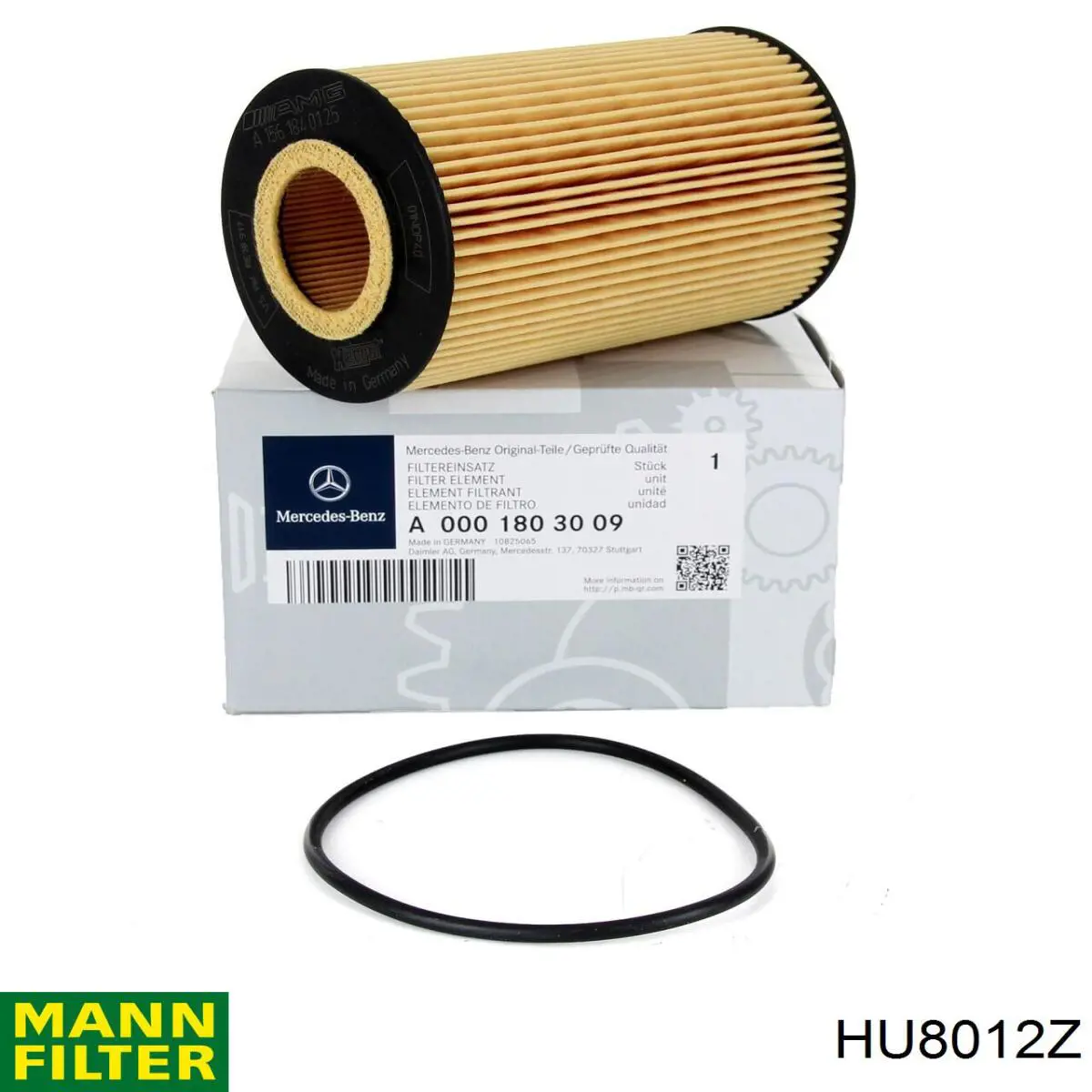 HU8012Z Mann-Filter Filtro de óleo