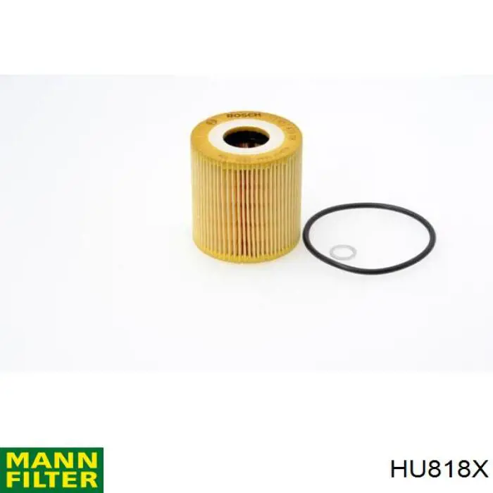 HU818X Mann-Filter Filtro de óleo