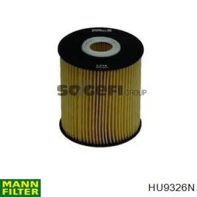 HU9326N Mann-Filter Filtro de óleo
