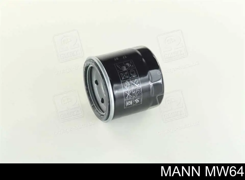 Filtro de óleo Mann-Filter MW64 preço, a partir de 8,65 USD