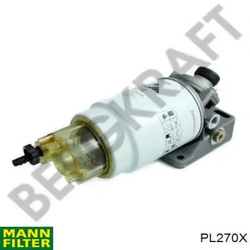 Filtro de combustível Mann-Filter PL270X preço, a partir de 28,09 USD