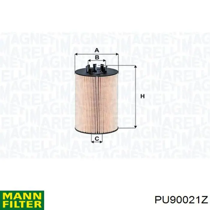 Filtro de combustível Mann-Filter PU90021Z