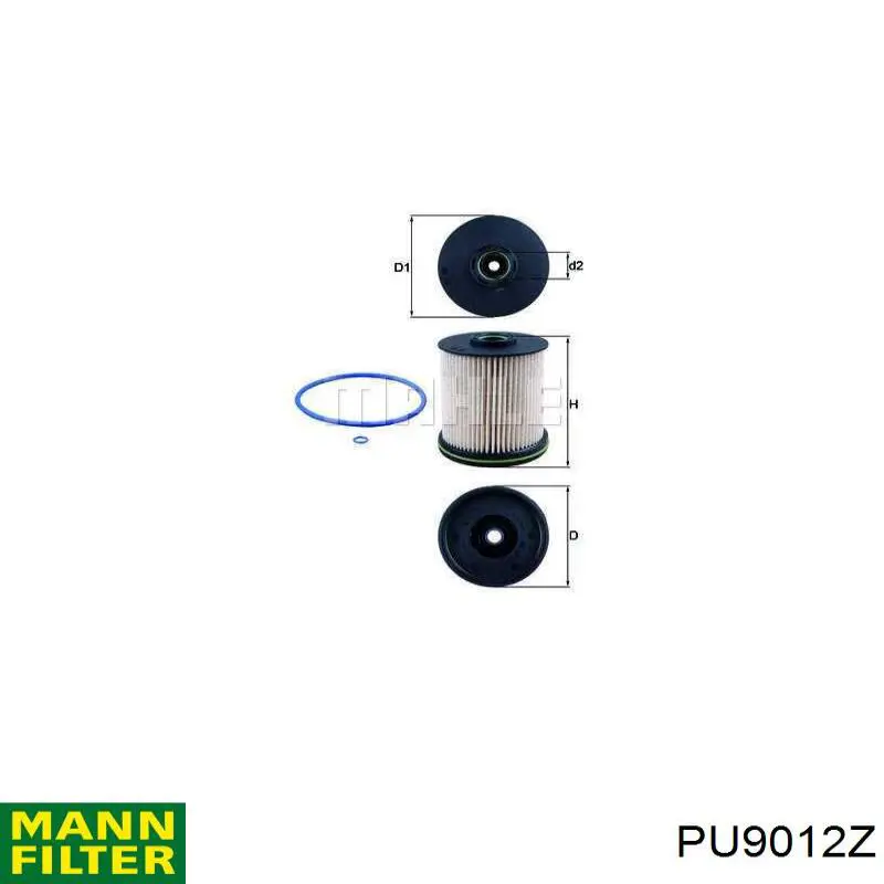 Filtro de combustível PU9012Z Mann-Filter
