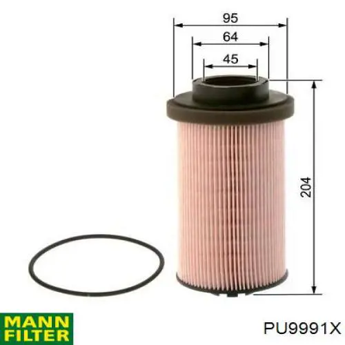 Compre PU9991X Mann-Filter Filtro de combustível