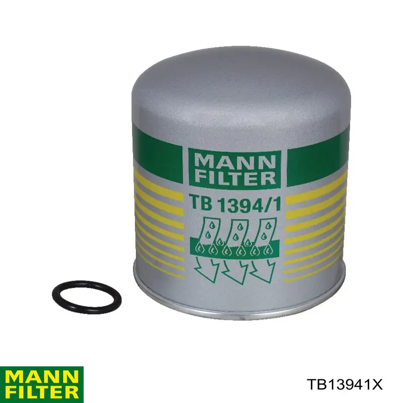 Compre TB13941X Mann-Filter Filtro de secador de ar (separador de umidade e óleo) (TRUCK)